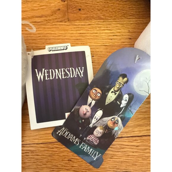 The Addams Family Gomes, Morticia, and Enid from Wednesday Plush Dolls - Picture 5 of 6